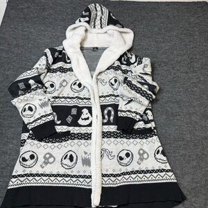 Hot Topic- Nightmare Before Christmas Cardigan w/Hood